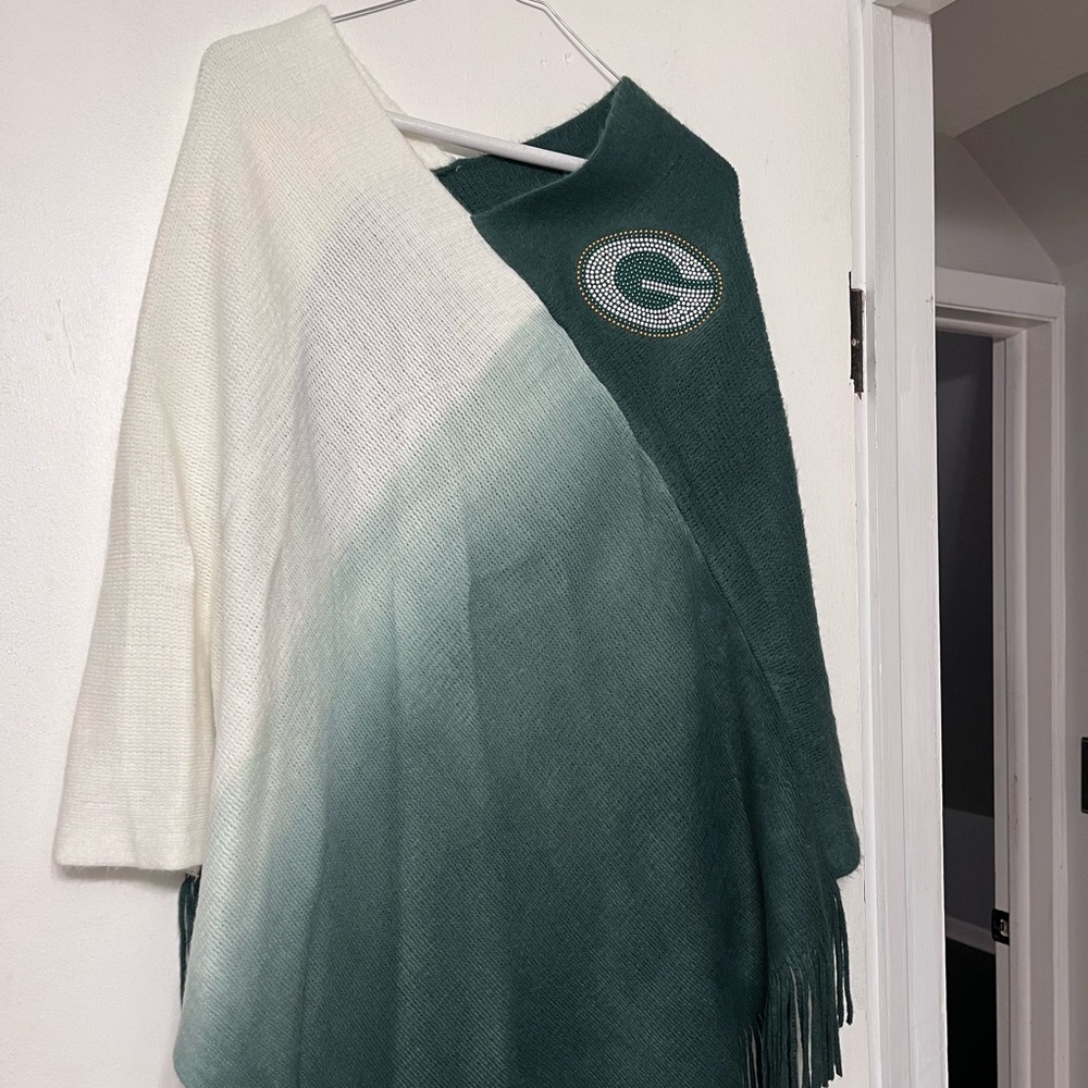 Packers Jeweled Poncho